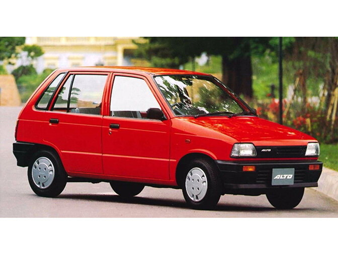 Suzuki Alto (CA71V, CC72V) 2 поколение, рестайлинг, хэтчбек 5 дв. (07.1986 - 08.1988)